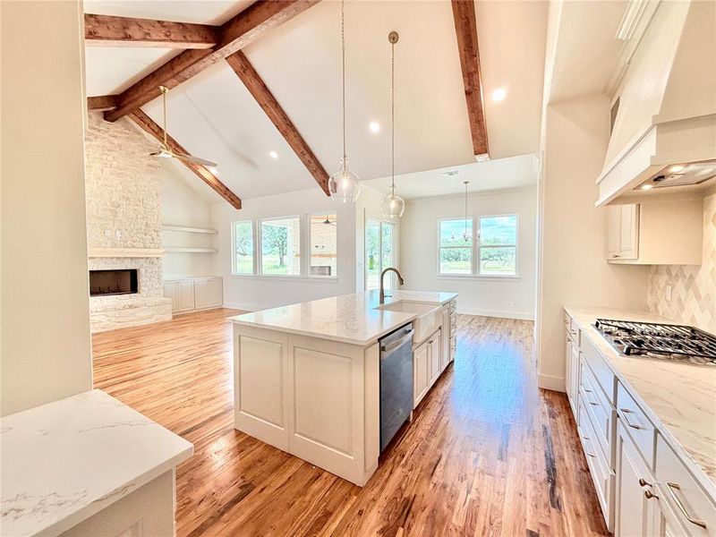 Furnished interior view inside a new home in , Weatherford (Image 8).