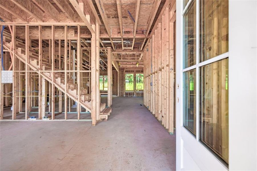 In-progress construction of a new home in , Statham, GA (Image 8).