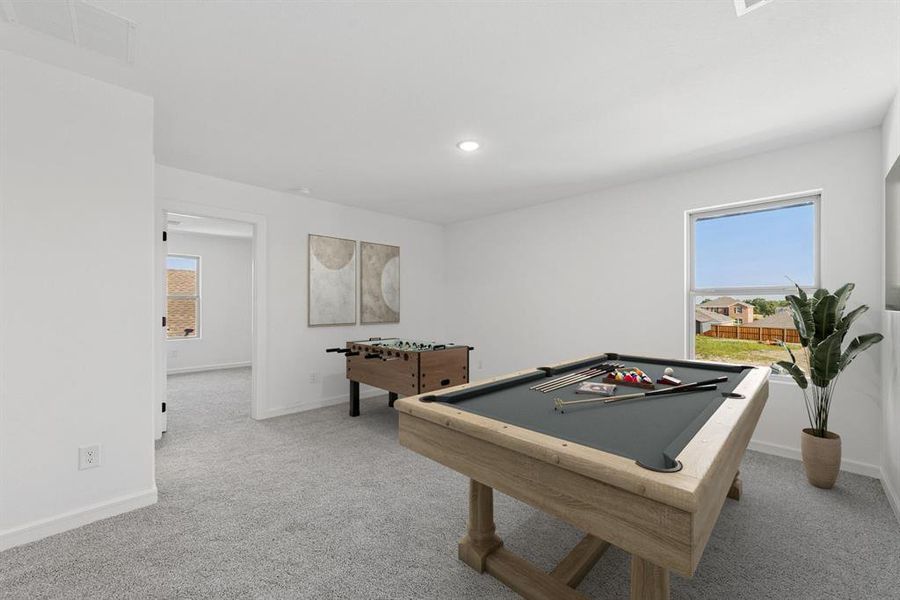 Furnished interior view inside a new home in Aspire at Noble Ridge, Howe (Image 21). Furnished interior view inside a new home in Aspire at Noble Ridge, Howe (Image 21).