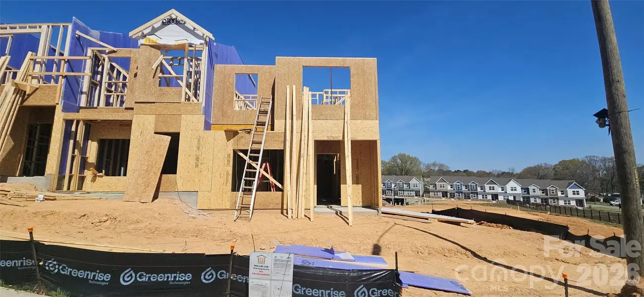 In-progress construction of a new home in Rhyne Court, Gastonia, NC (Image 15). In-progress construction of a new home in Rhyne Court, Gastonia, NC (Image 15).