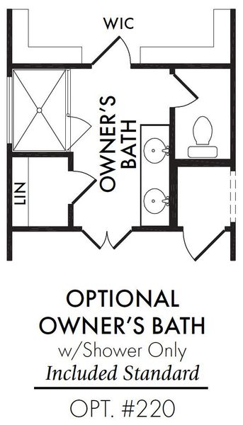 Master Bath – Tub Shower 1/2 Wall Master Bath – Tub Shower 1/2 Wall