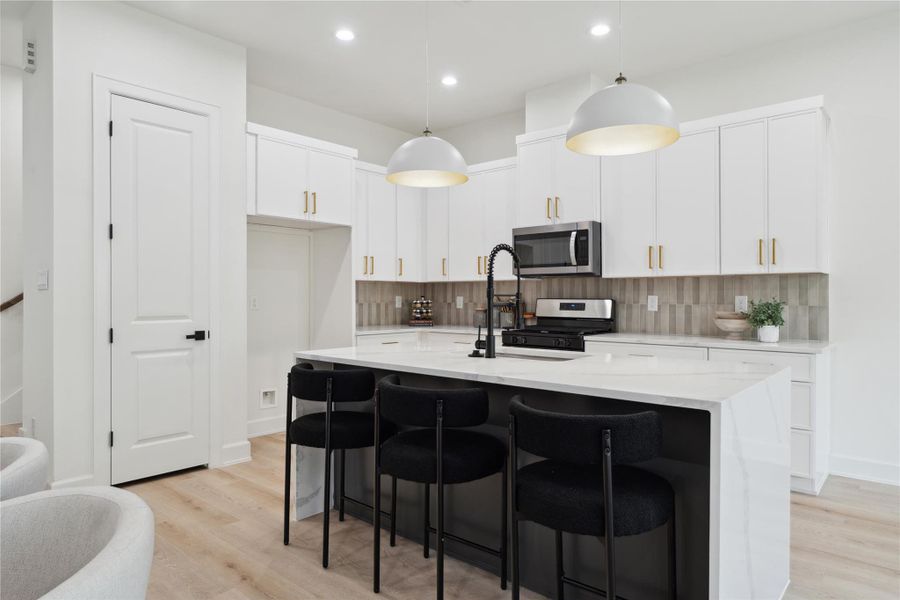 Furnished interior view inside a new home in , Houston (Image 14).