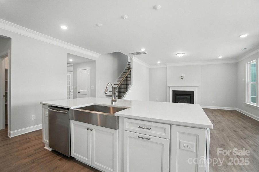 Furnished interior view inside a new home in Heritage - 55+ Community, Indian Trail (Image 3).