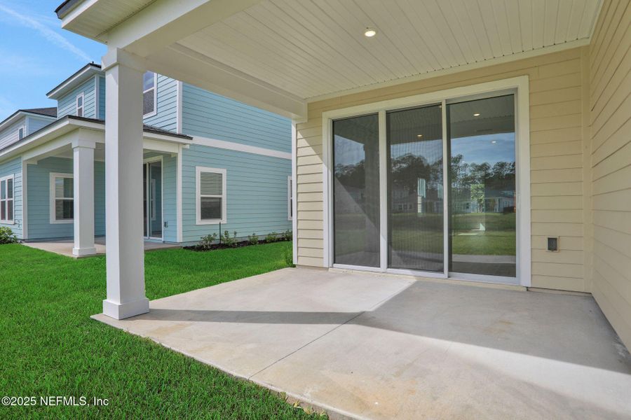 Exterior details and patio area of a home in TrailMark, St. Augustine (Image 21).