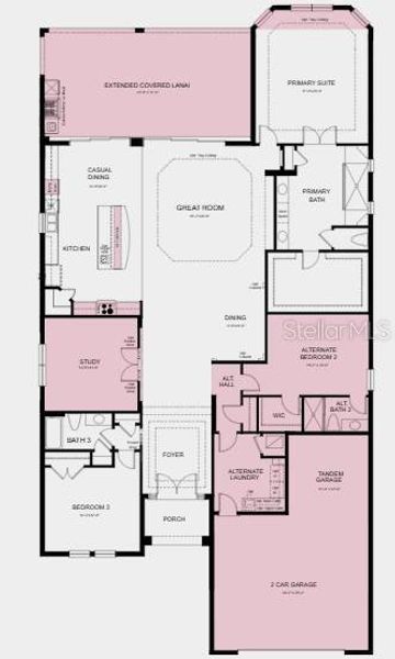 Additional Highlights Include: Gourmet kitchen, study in place of flex, bay window at primary suite, tray ceiling at primary suite and great room, 8' interior doors, extended covered lanai, outdoor kitchen with stainless steel vent hood, and tandem garage Additional Highlights Include: Gourmet kitchen, study in place of flex, bay window at primary suite, tray ceiling at primary suite and great room, 8' interior doors, extended covered lanai, outdoor kitchen with stainless steel vent hood, and tandem garage