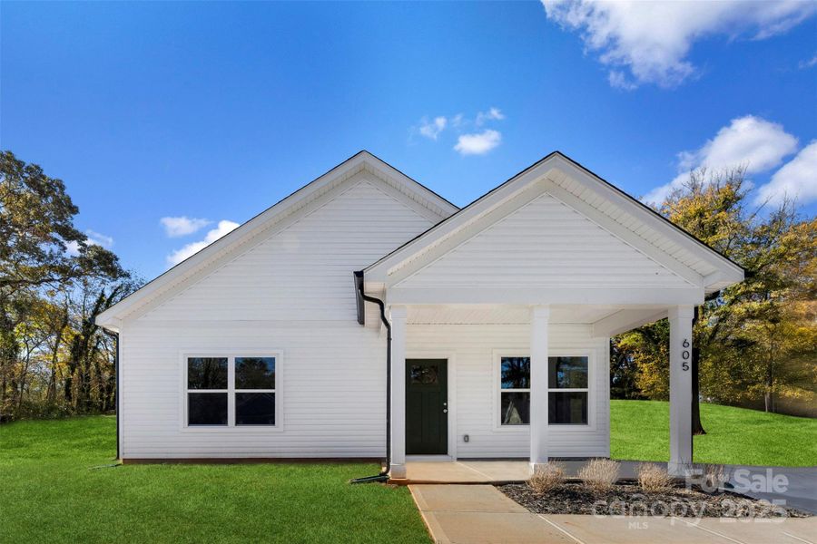 Front exterior of a new home in , Spencer, NC, highlighting curb appeal (Image 2). Front exterior of a new home in , Spencer, NC, highlighting curb appeal (Image 2).
