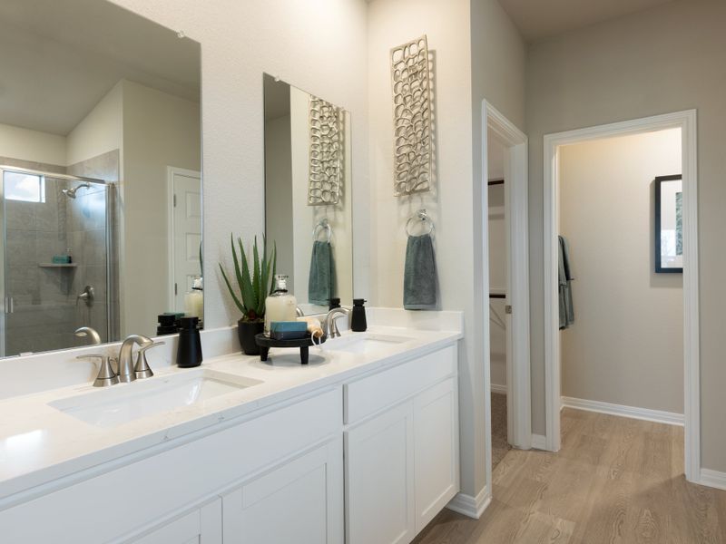 Furnished interior view inside a new home in Lakeside Meadows, Pflugerville (Image 10).