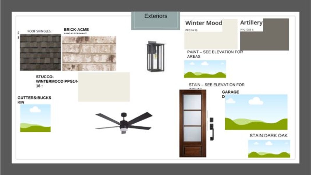 Sample of building materials used in homes in Heath Golf and Yacht Club, Heath (Image 26).