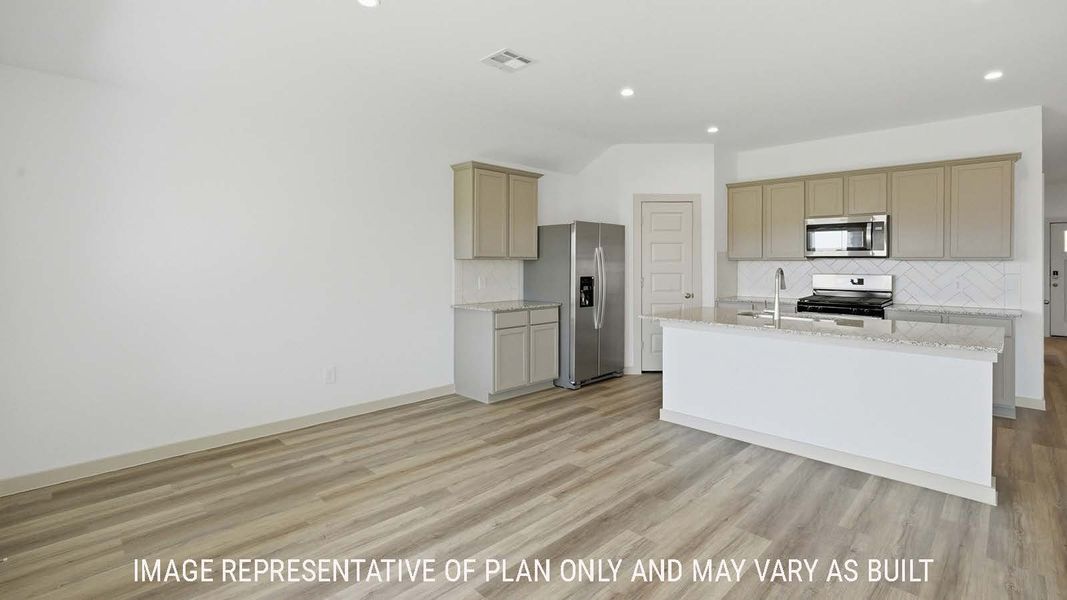 Furnished interior view inside a new home in Reserve at Mallard Lakes, Orange (Image 8).