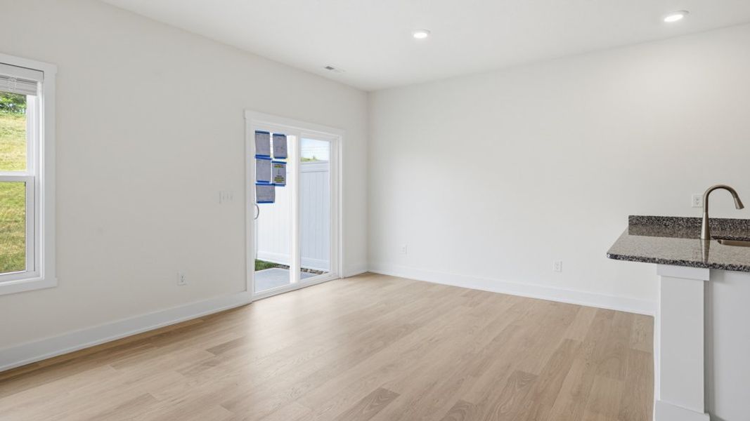 Spacious, unfurnished interior of a new home in Macon Townhomes, Seymour (Image 13). Spacious, unfurnished interior of a new home in Macon Townhomes, Seymour (Image 13).