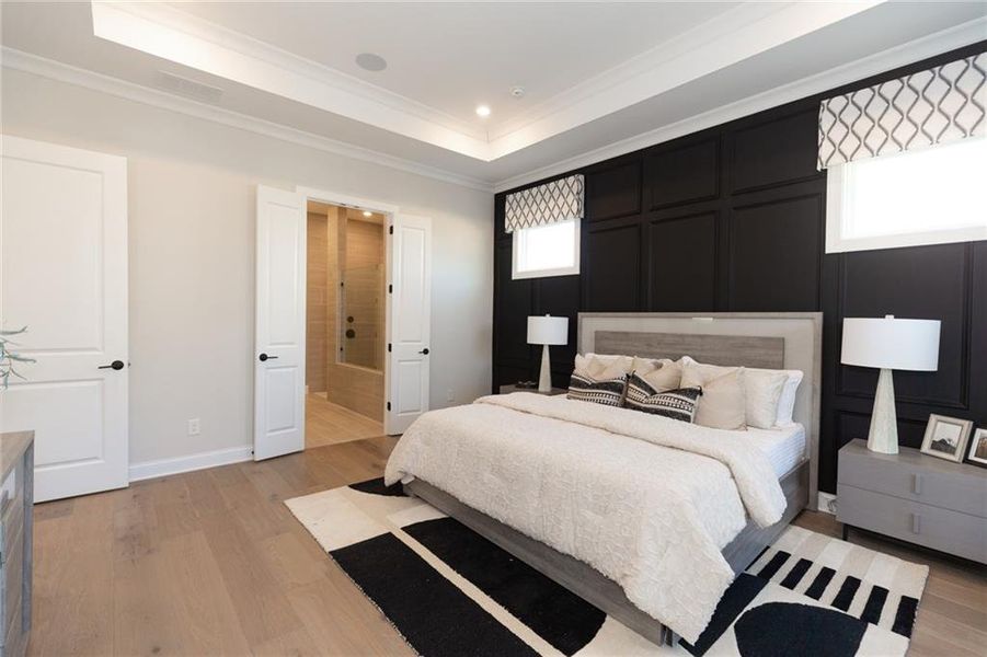 Furnished interior view inside a new home in Aberdeen, Hoschton (Image 29).