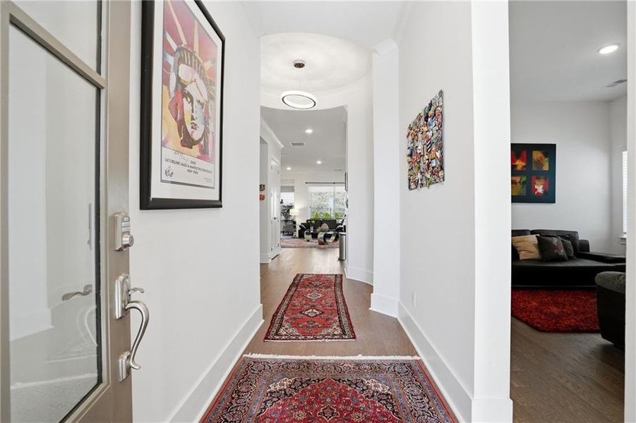 Furnished interior view inside a new home in , Flowery Branch (Image 6).