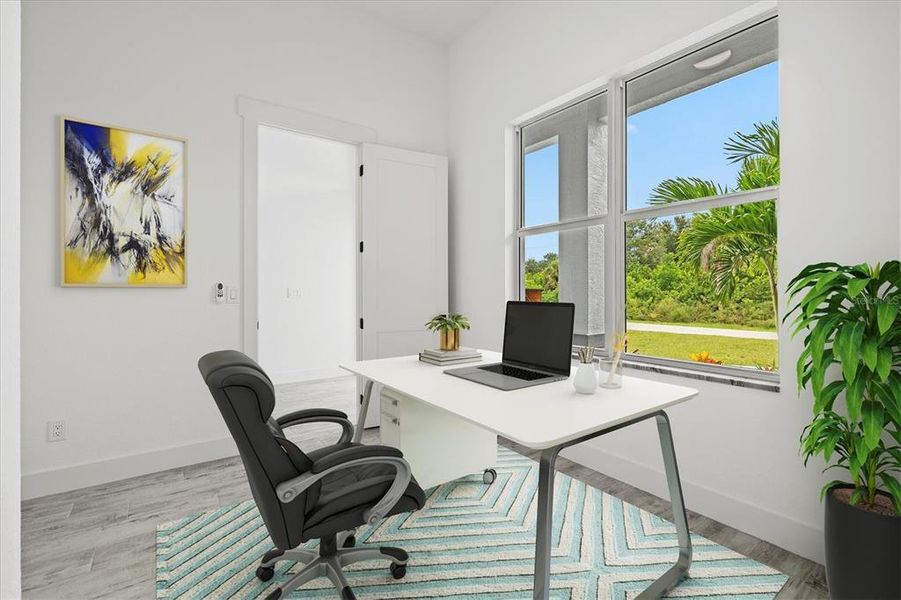 Furnished interior view inside a new home in , Englewood (Image 28).