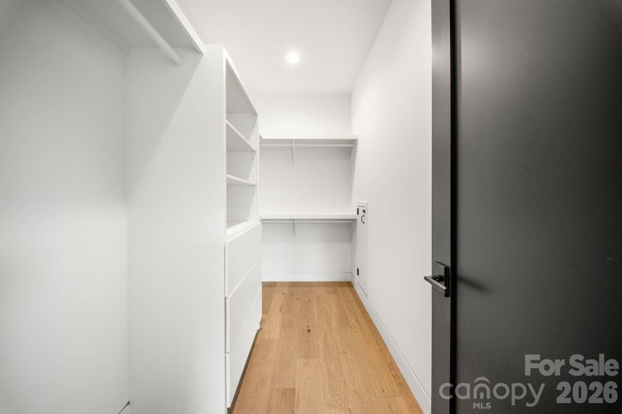 Primary closet
