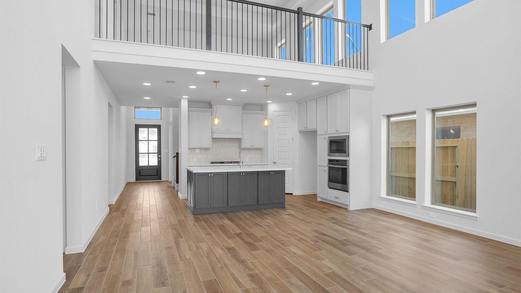 Furnished interior view inside a new home in Candela South 50', Richmond (Image 5). Furnished interior view inside a new home in Candela South 50', Richmond (Image 5).