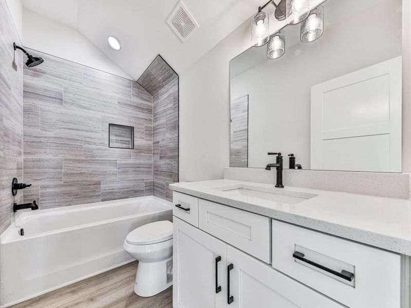 Furnished interior view inside a new home in , Holly Springs (Image 12). Furnished interior view inside a new home in , Holly Springs (Image 12).