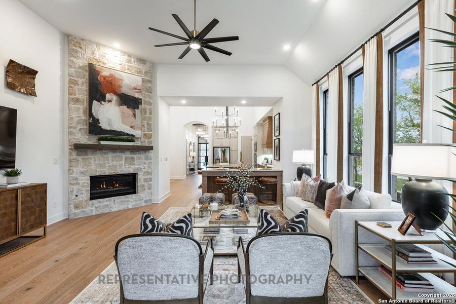 Furnished interior view inside a new home in The Ranches at Creekside, Boerne (Image 41). Furnished interior view inside a new home in The Ranches at Creekside, Boerne (Image 41).