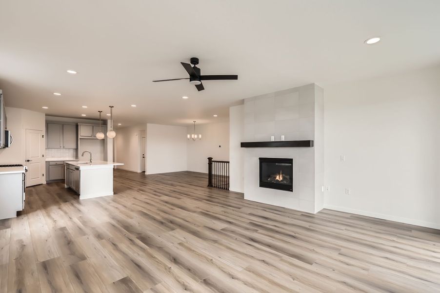 Plan V431 Representative Photo - Living Room/Kitchen