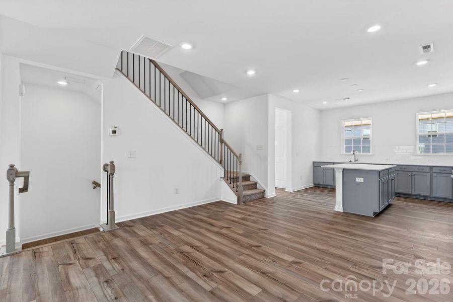Beautiful railing on every floor!