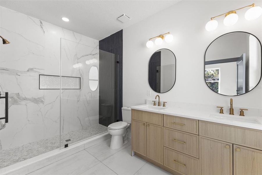 Furnished interior view inside a new home in , St. Petersburg (Image 9).