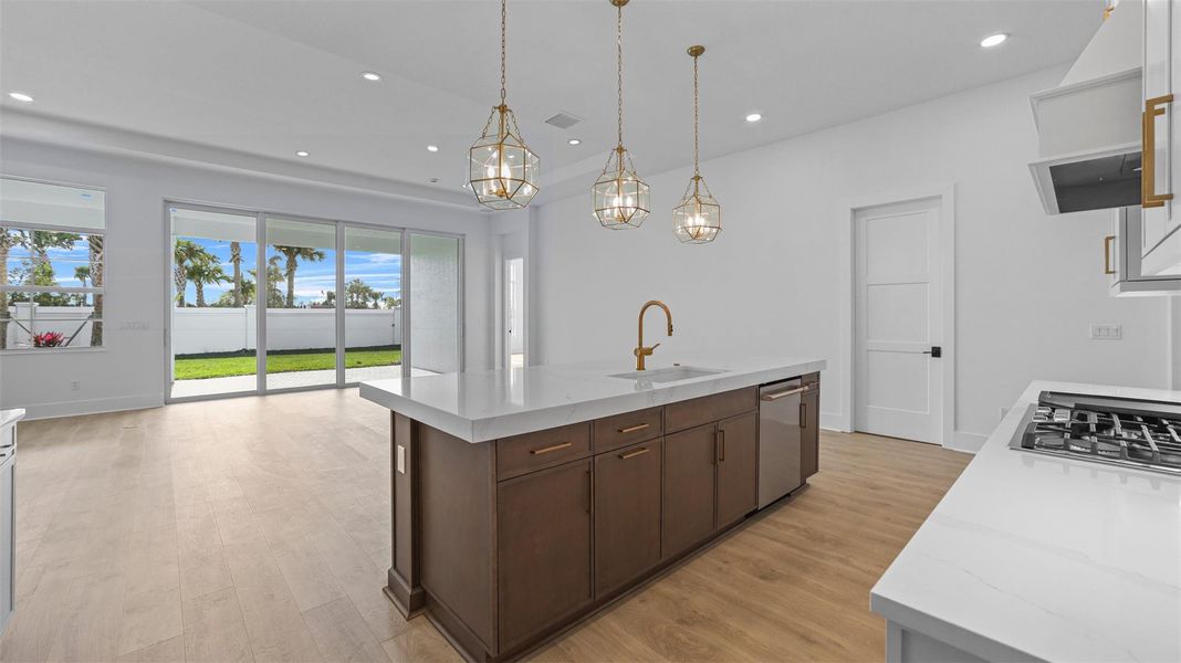 Furnished interior view inside a new home in Esprit at Avenir, Palm Beach Gardens (Image 10).