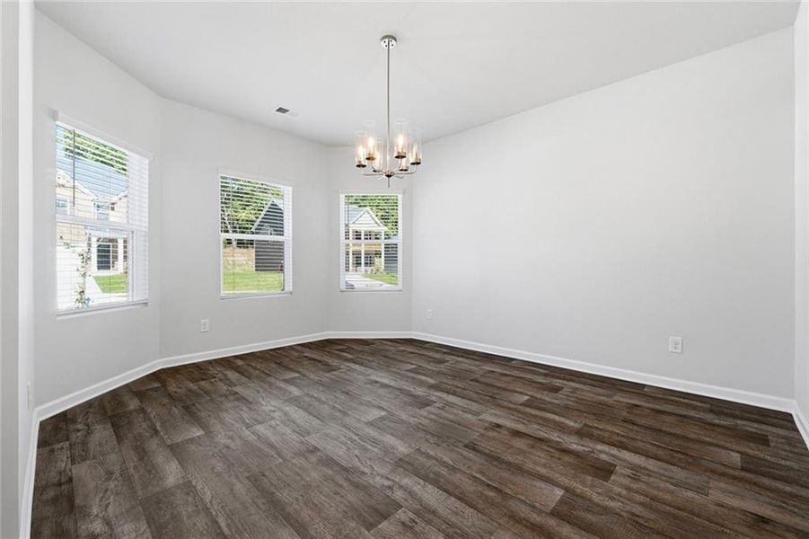 Spacious, unfurnished interior of a new home in River Walk Farm, Covington (Image 19).