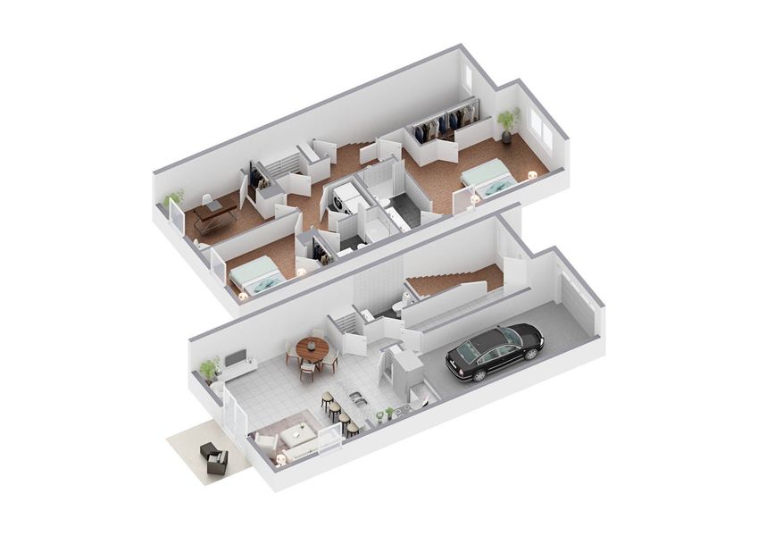 Image 62 representing the Pearson by D.R. Horton in Brentwood, Davenport, FL.