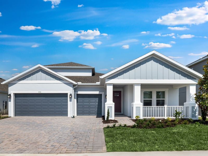 Front exterior of a home in the Ardisia Park community, located in New Smyrna Beach, FL (Image 11).