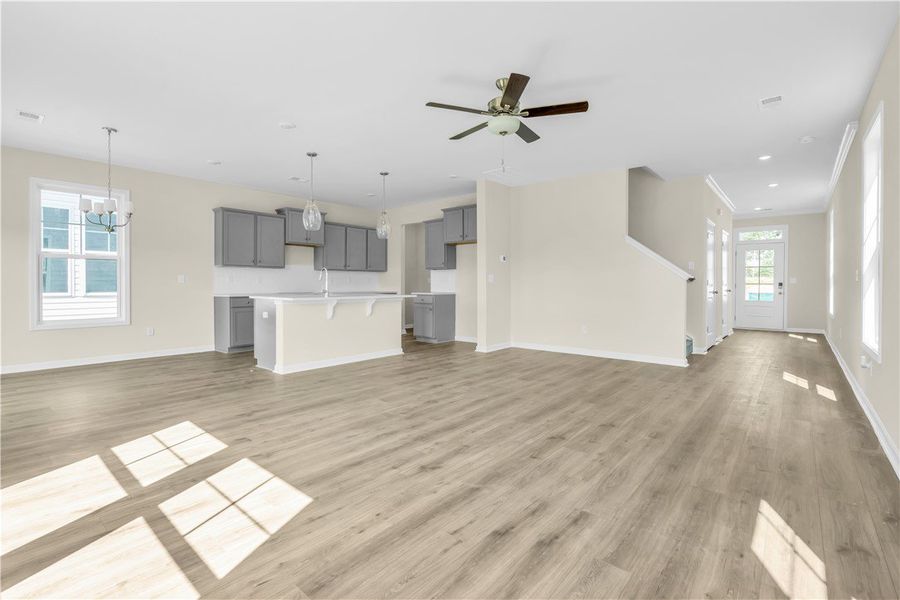 Spacious, unfurnished interior of a new home in Brownstone Park, Easley (Image 11).
