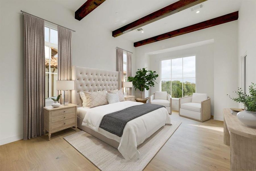 Furnished interior view inside a new home in Amarra Villas, Austin (Image 26).