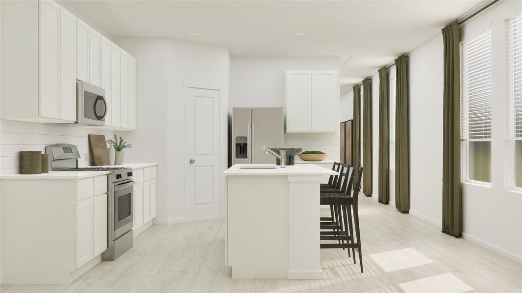 Furnished interior view inside a new home in Elm Creek, Elgin (Image 13).