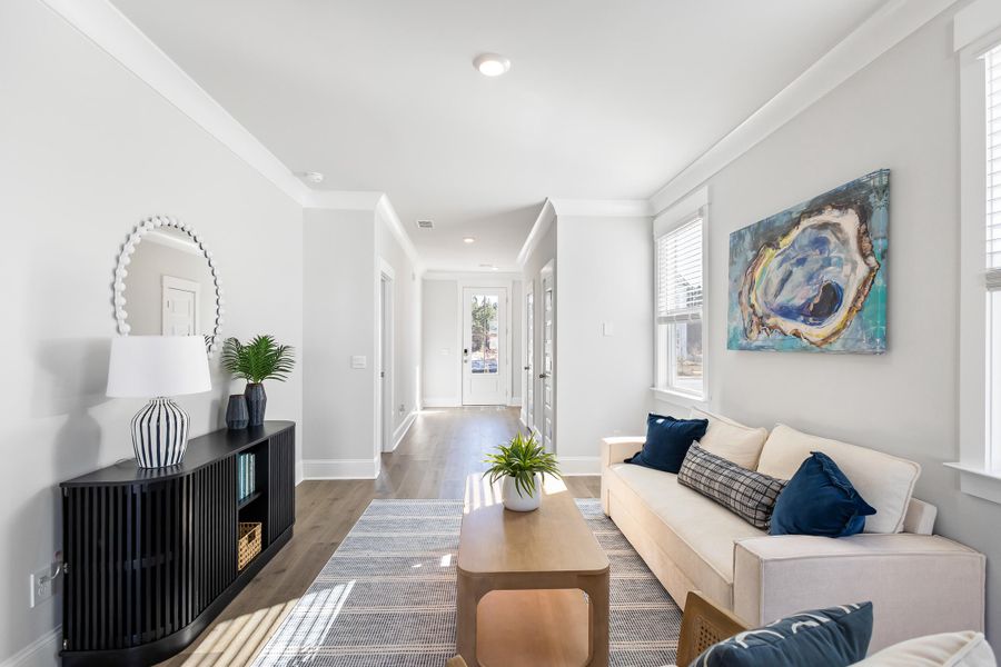 Furnished interior view inside a new home in Rivers Reach, Yemassee (Image 7).