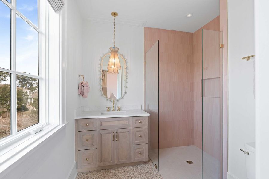 Furnished interior view inside a new home in , Charleston (Image 54).