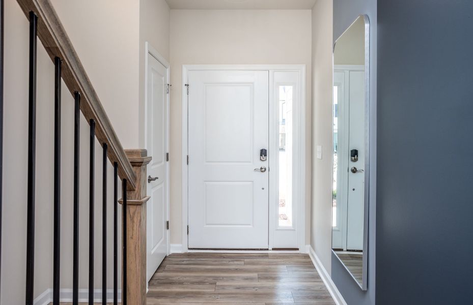 Spacious, unfurnished interior of a new home in Exchange at 401, Raleigh (Image 19).
