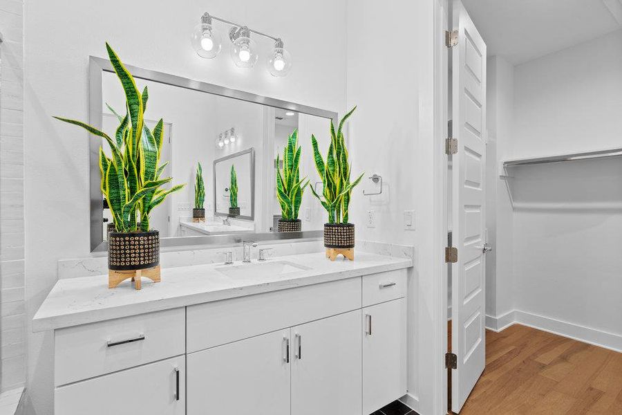 Furnished interior view inside a new home in Bluebonnet Lofts, Austin (Image 12).