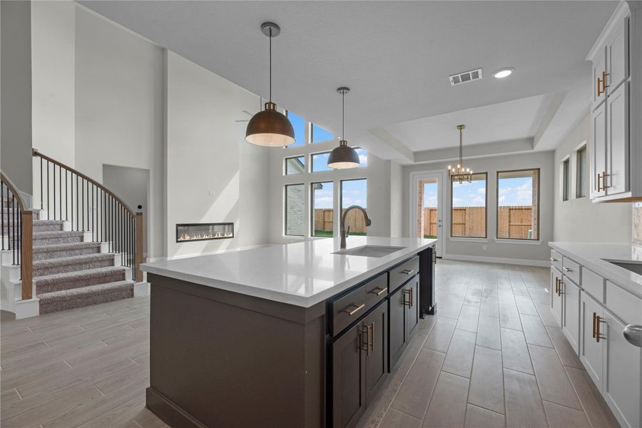 Furnished interior view inside a new home in Cross Creek West, Fulshear (Image 12).