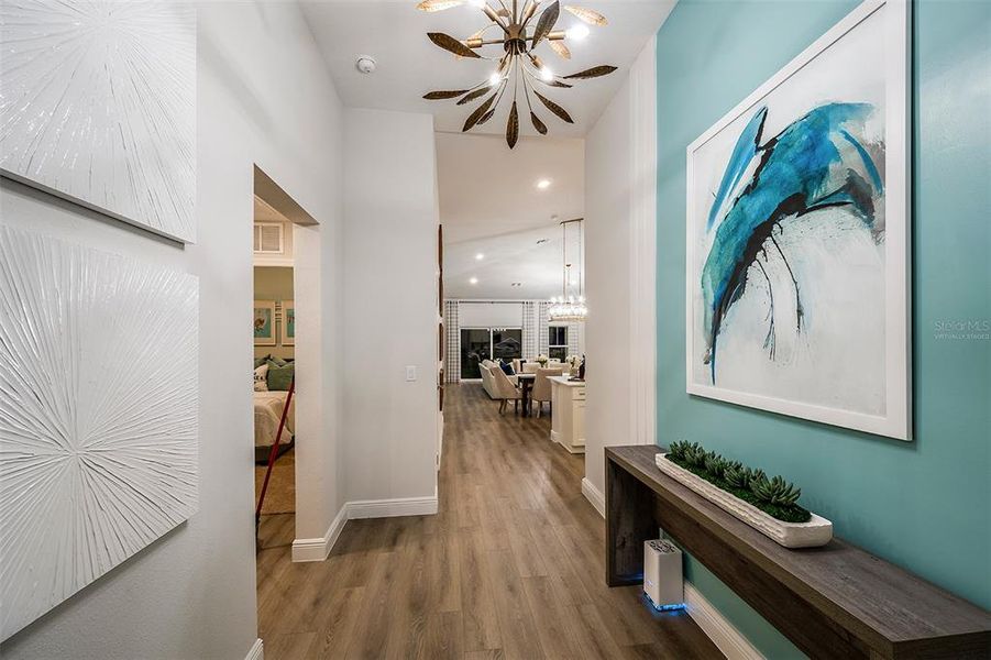 Furnished interior view inside a new home in Pasadena Landing, Wesley Chapel (Image 6).