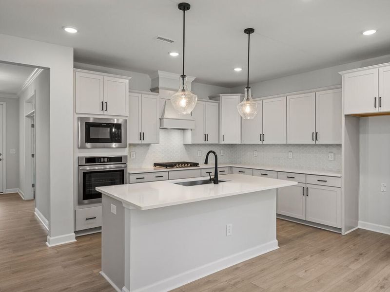 Furnished interior view inside a new home in Sage on North Main, Wake Forest (Image 3).