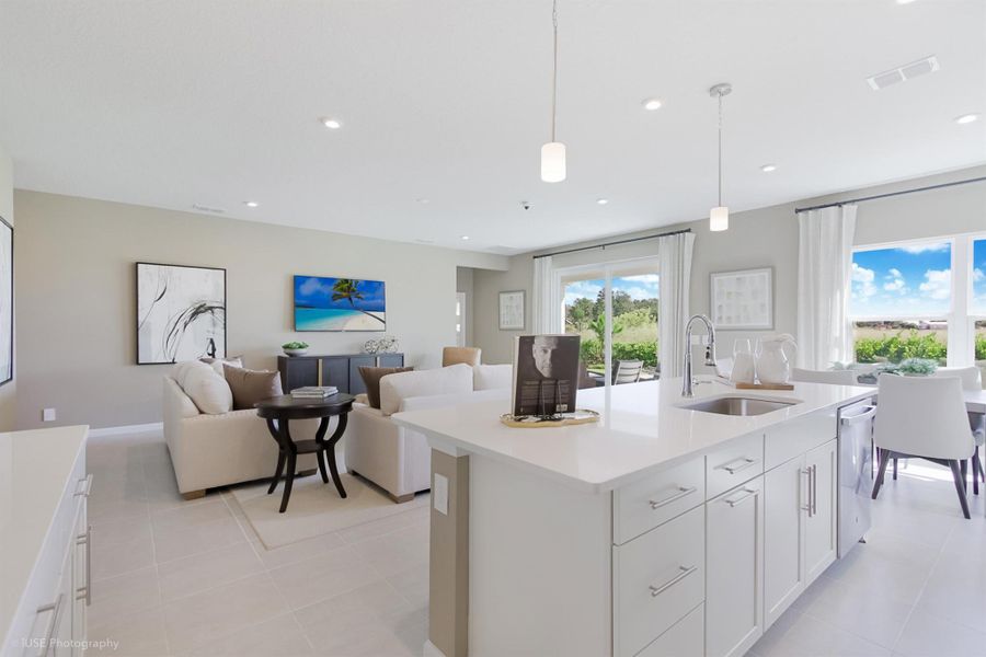 Furnished interior view inside a new home in Spirit of Sebastian, Sebastian (Image 4).