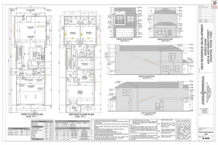 The thoughtful and efficient design of the American Dream Homebuilders at 4425 Noble Street, Houston, TX - Experience luxurious living at prices you'll love!