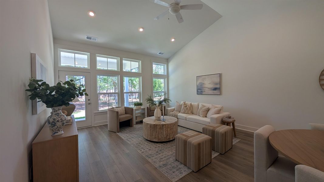 Furnished interior view inside a new home in Long Bay Golf Club, Longs (Image 11).