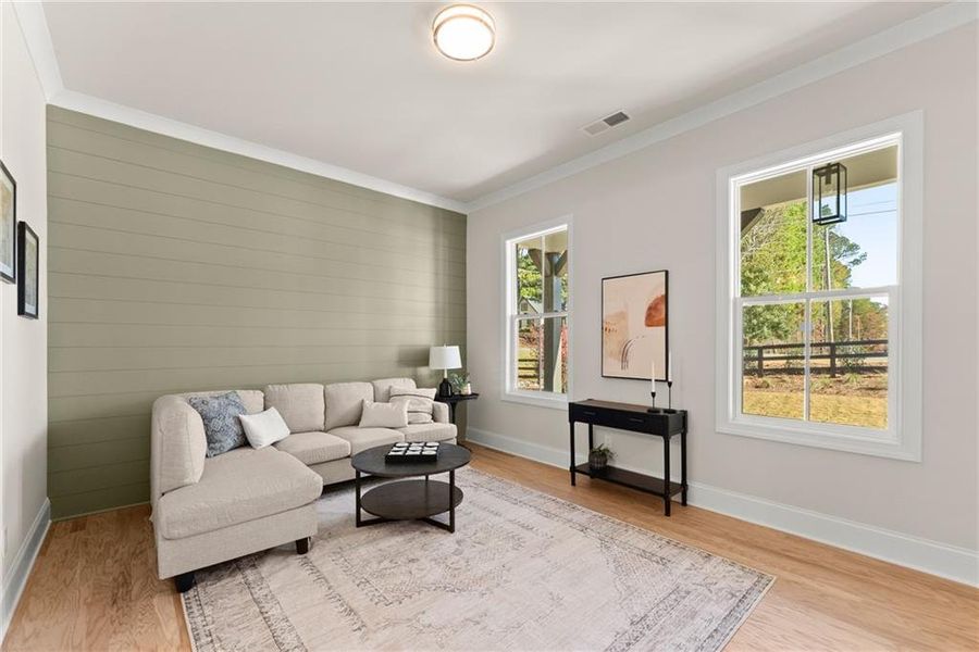 Furnished interior view inside a new home in , Gainesville (Image 58).