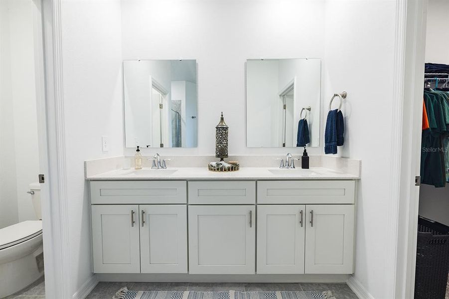 Furnished interior view inside a new home in Golden Orchard: Cottage Collection, Apopka (Image 9).