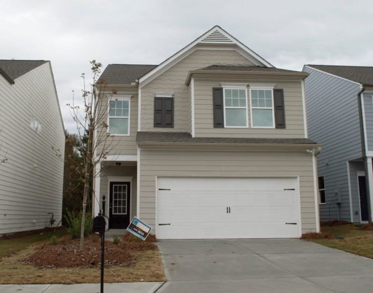 Representative exterior photo of a completed home built from the Emory by Piedmont Residential in Falls Creek, Flowery Branch, GA (Image 21).