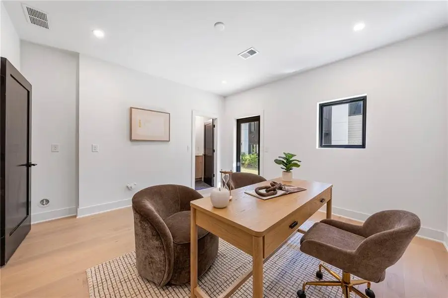 Furnished interior view inside a new home in , Atlanta (Image 6).