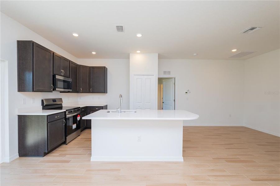 Furnished interior view inside a new home in , Sebring (Image 7).