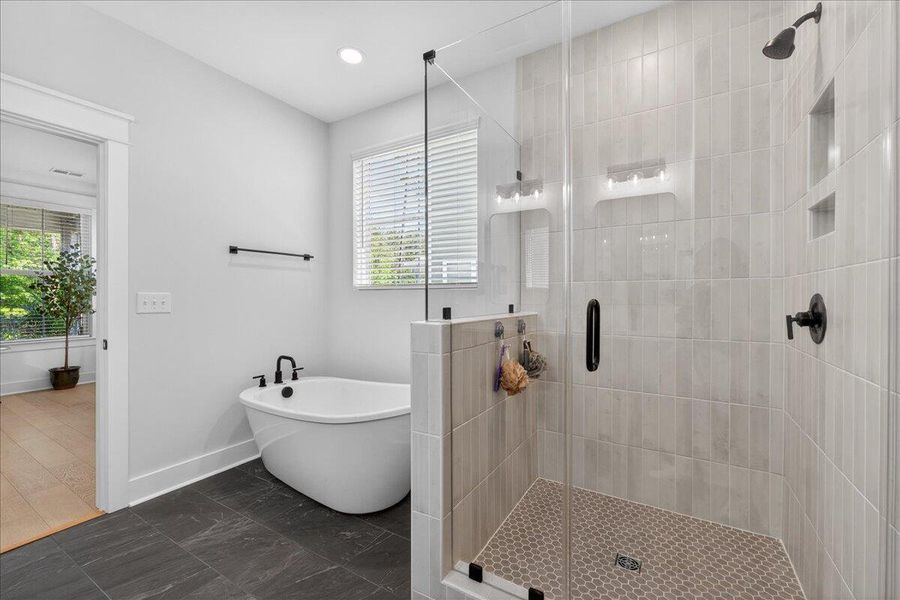 Furnished interior view inside a new home in Tidewater at Lakes of Cane Bay, Summerville (Image 37).