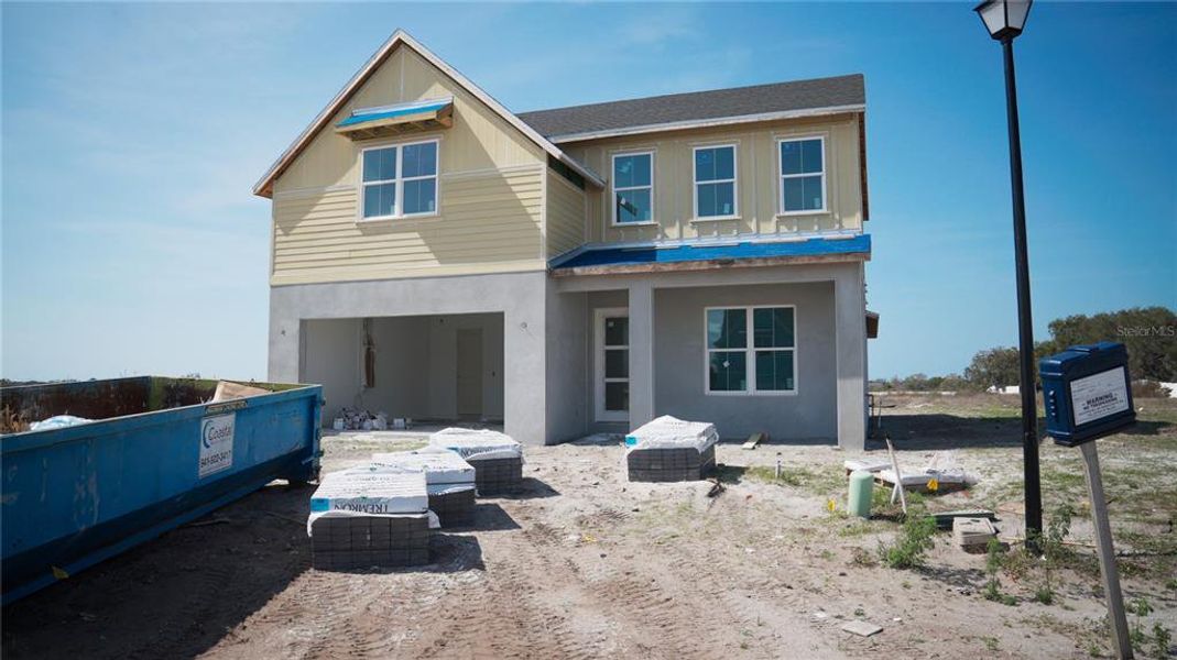 In-progress construction of a new home in Gracewater at Sarasota, Sarasota, FL (Image 20).