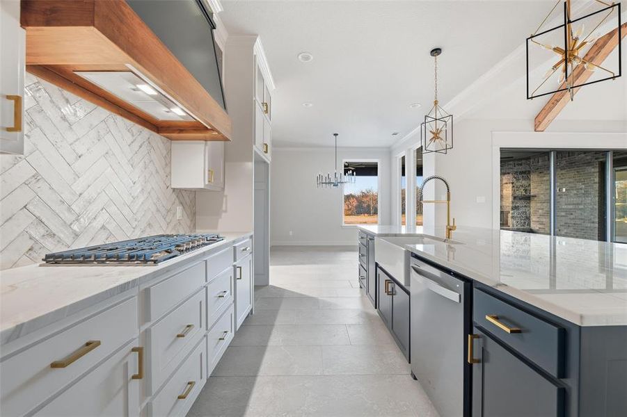 Furnished interior view inside a new home in , Decatur (Image 7).