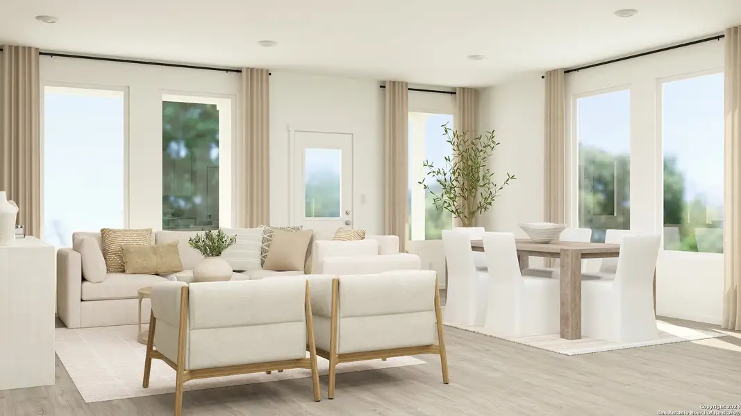 Furnished interior view inside a new home in Grace Valley, Cibolo (Image 7). Furnished interior view inside a new home in Grace Valley, Cibolo (Image 7).